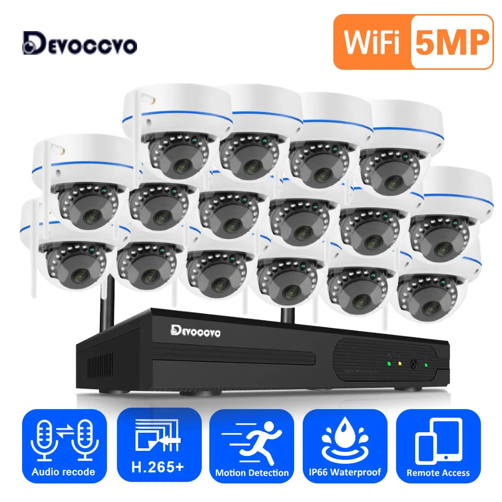 Home Security Video Systems - 5MP Wifi IP Camera Security System