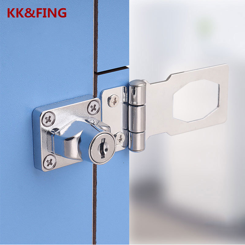 Home Security Front Door - KK&FING Punch-free With Lock Drawer Locks