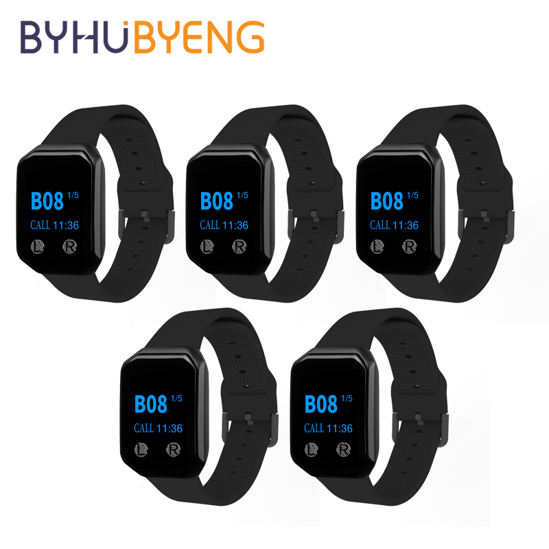 Home Security Companies - BYHUBYENG 5pcs Restaurante Equipments Pager Service