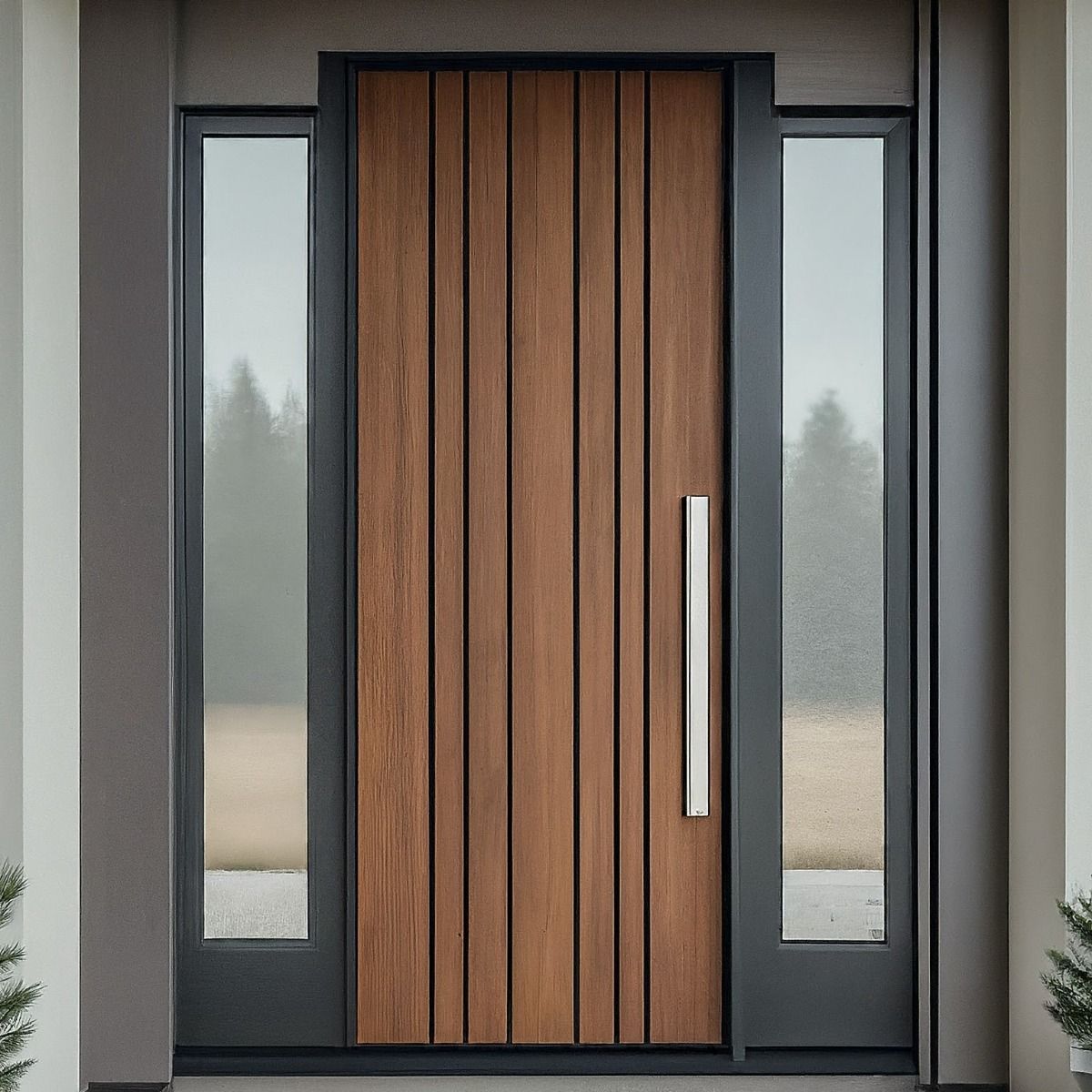 Home Security Front Door - Entrance Doors Gate Grain Main Front