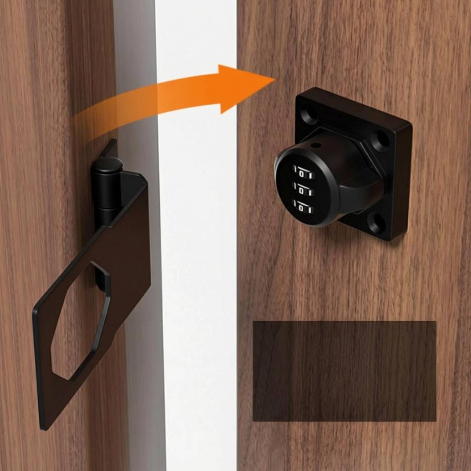 Home Security Locks - Combination Door Latch Lock Password Code