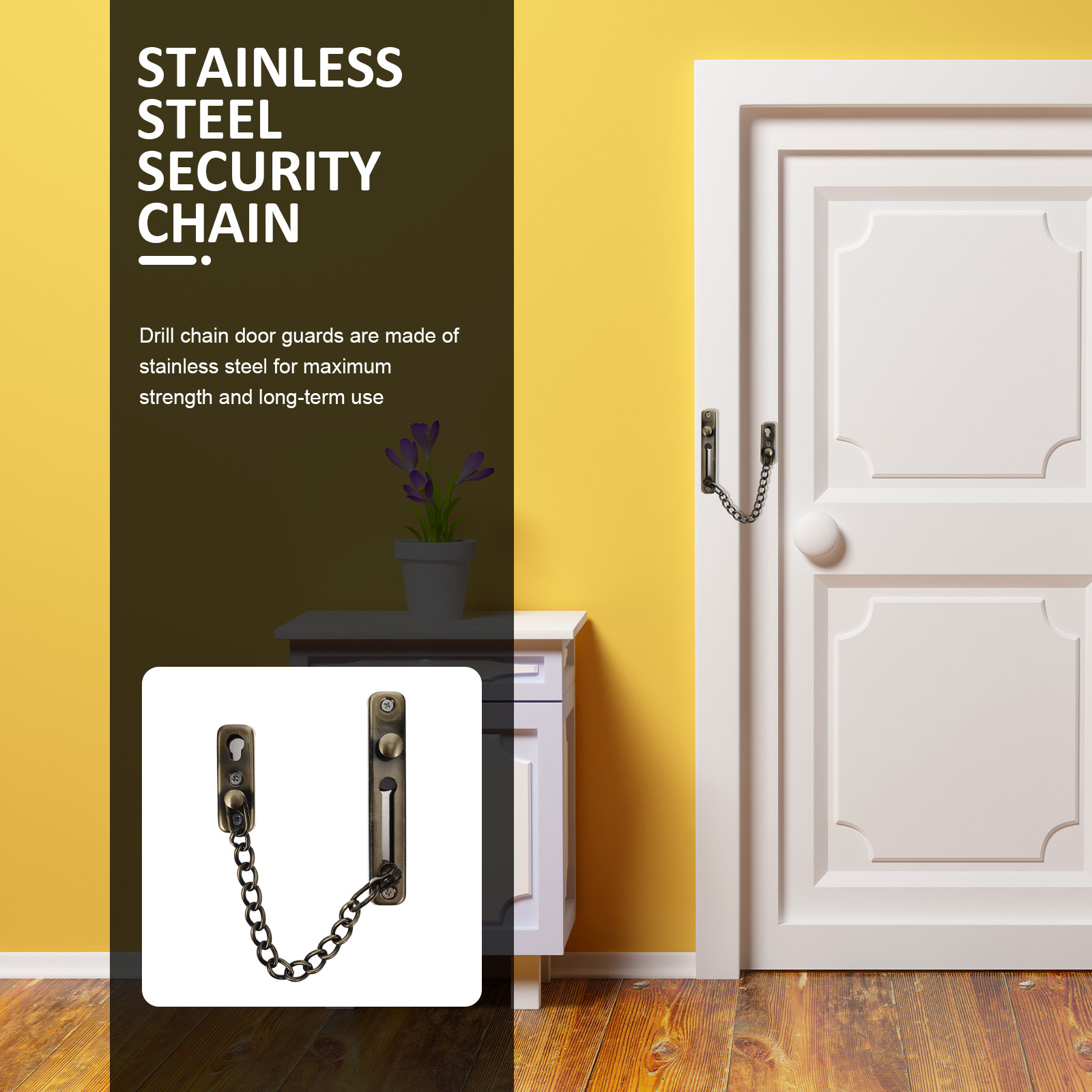Punch-Free Childproof Door Cha – Home Security Front Door recenzja i cena
