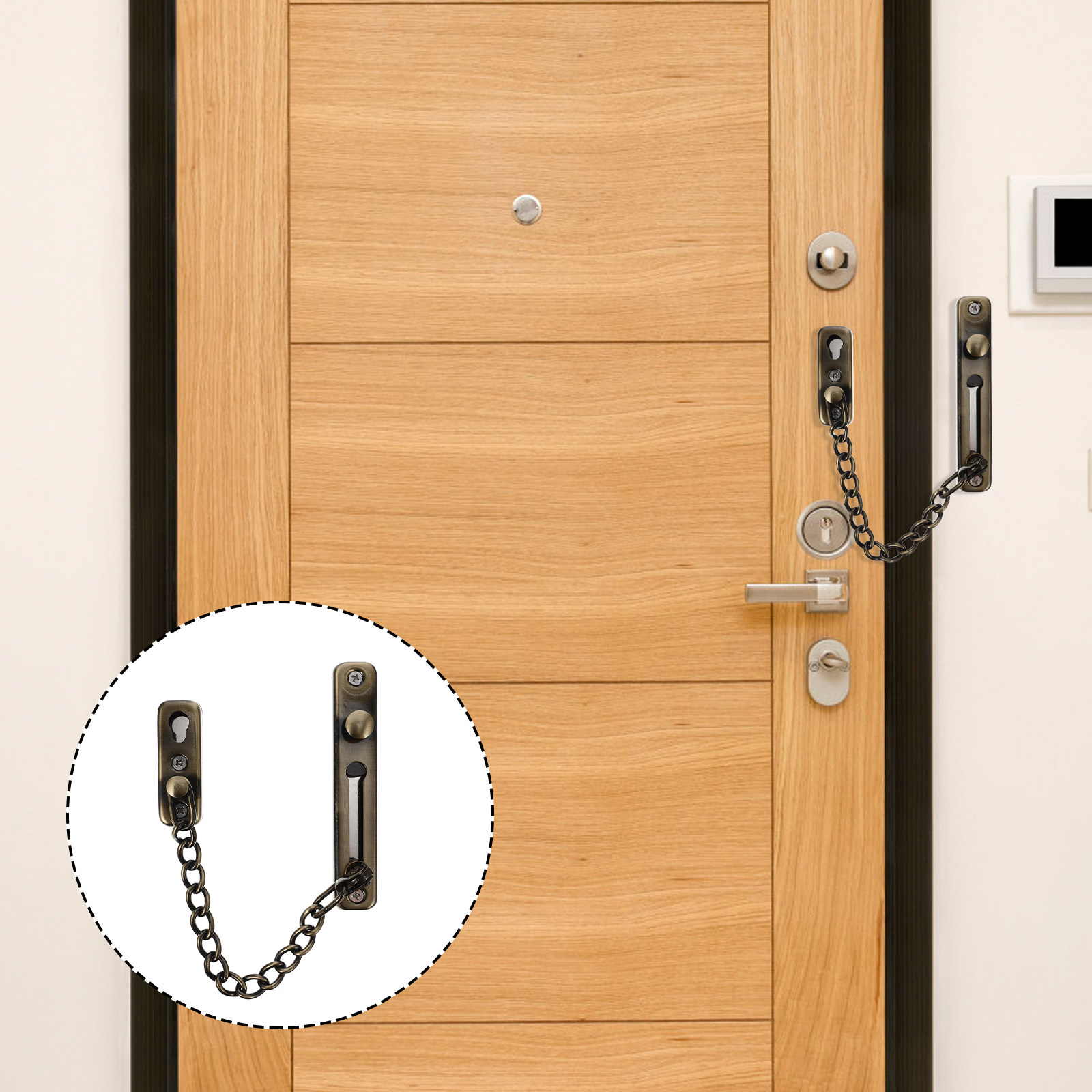 Punch-Free Childproof Door Cha – Home Security Front Door recenzja i cena
