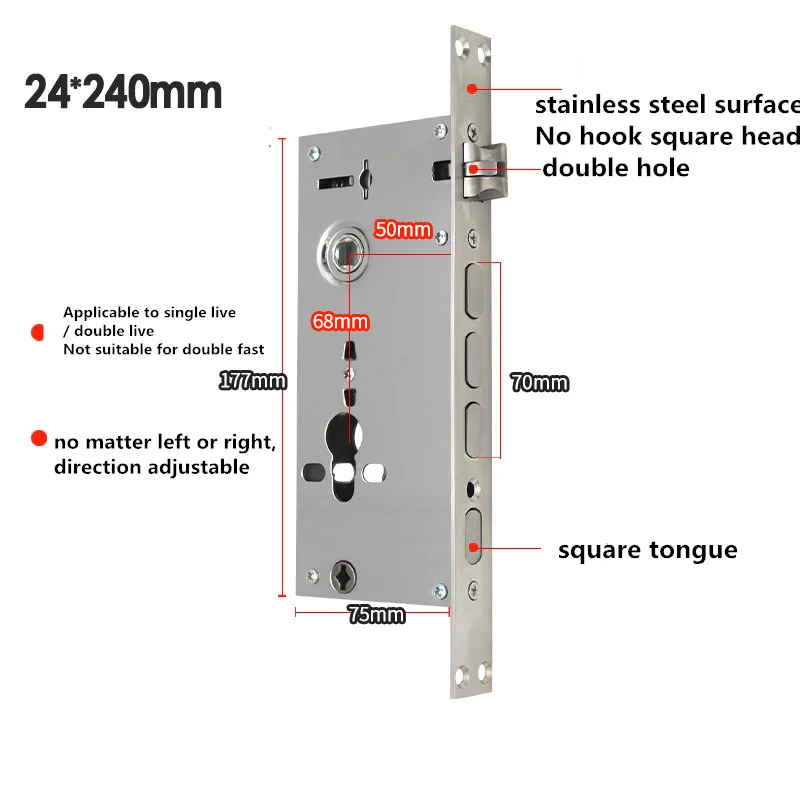 24x240mm Universal Narrow Secu – Home Security Locks recenzja i cena