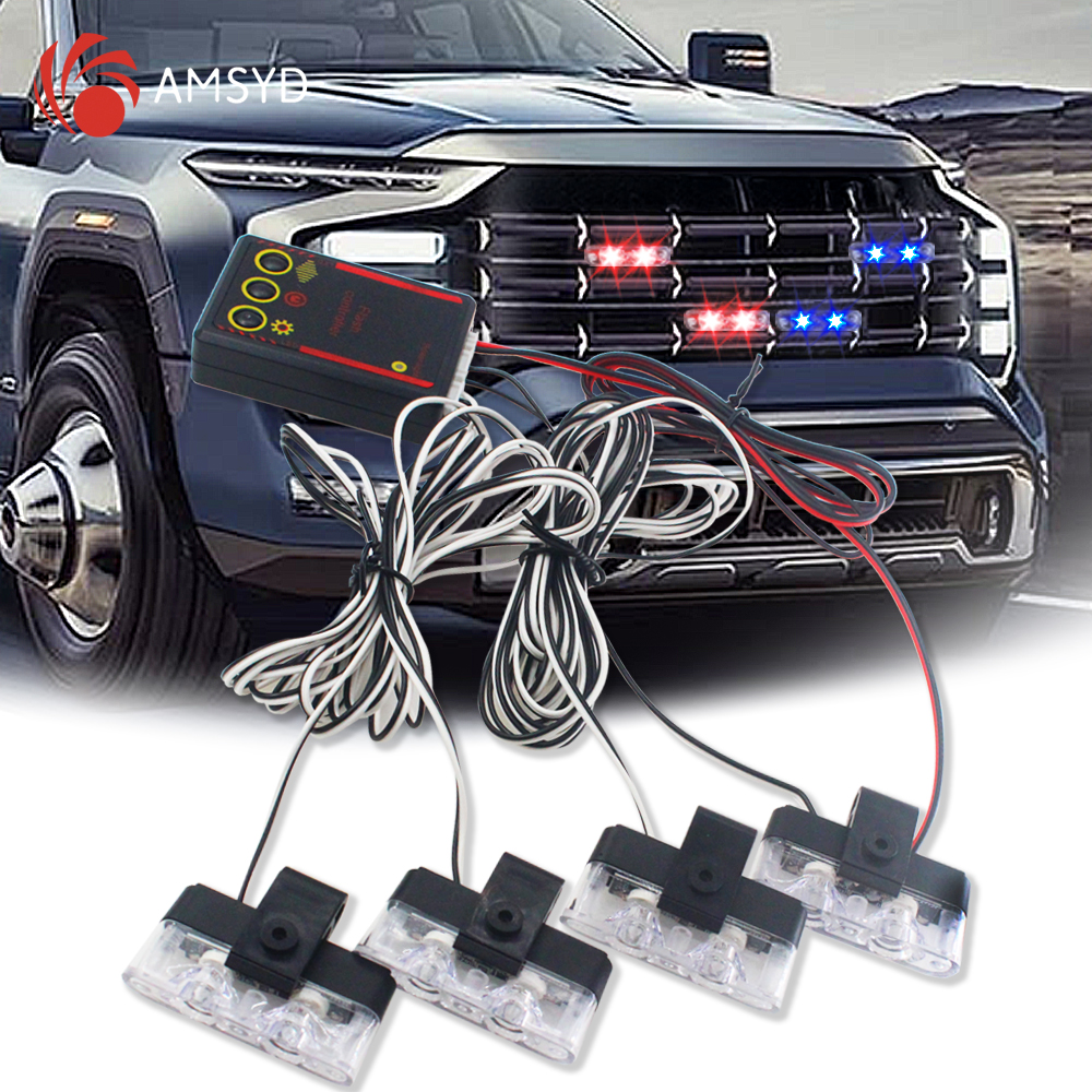 4 In 1 Red Blue Emergency Stro – Home Security Police recenzja i cena