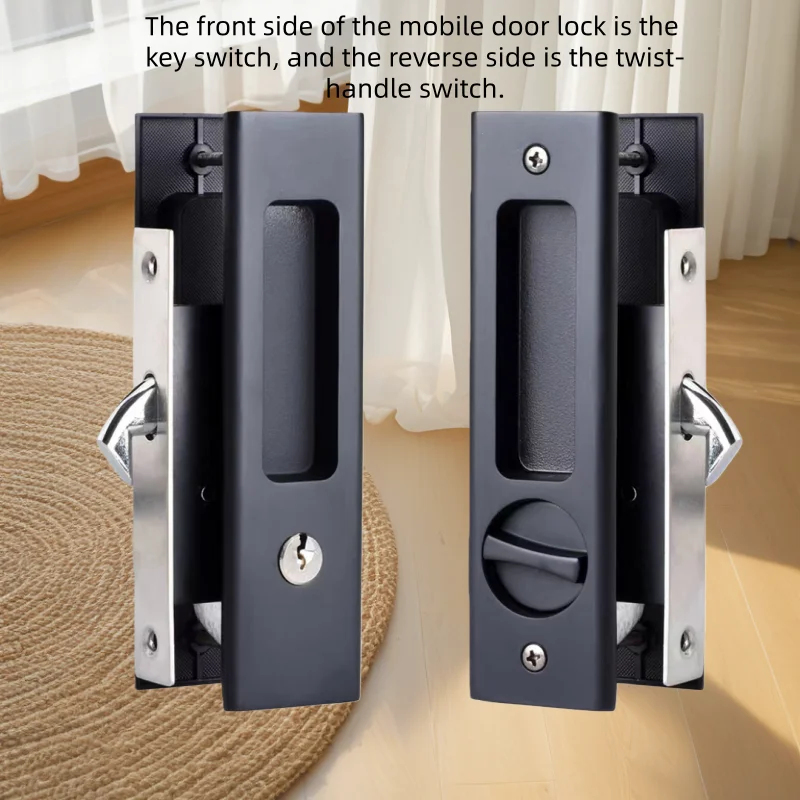 Durable Black Hook Sliding Doo – Home Security Locks recenzja i cena