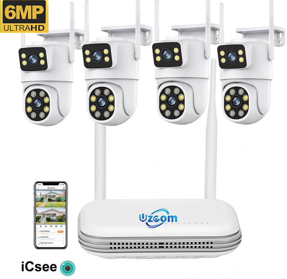 8CH 6MP Outdoor IP Camera Wifi – Home Security Video Systems recenzja i cena