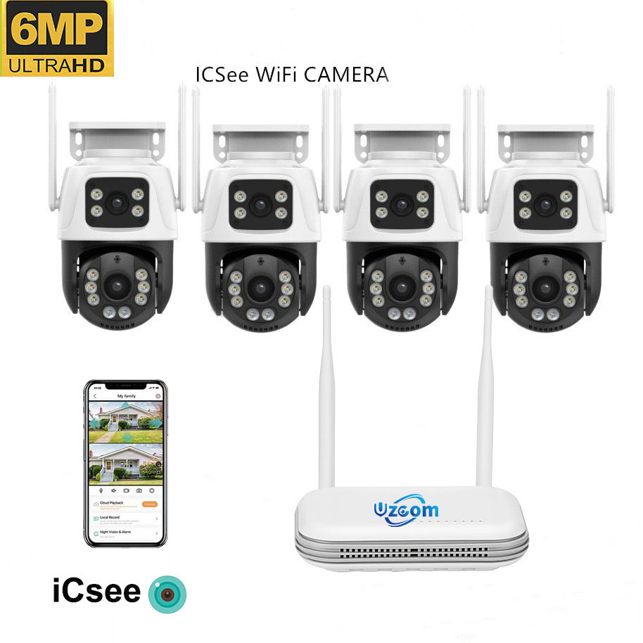 8CH 6MP Outdoor IP Camera Wifi – Home Security Video Systems recenzja i cena