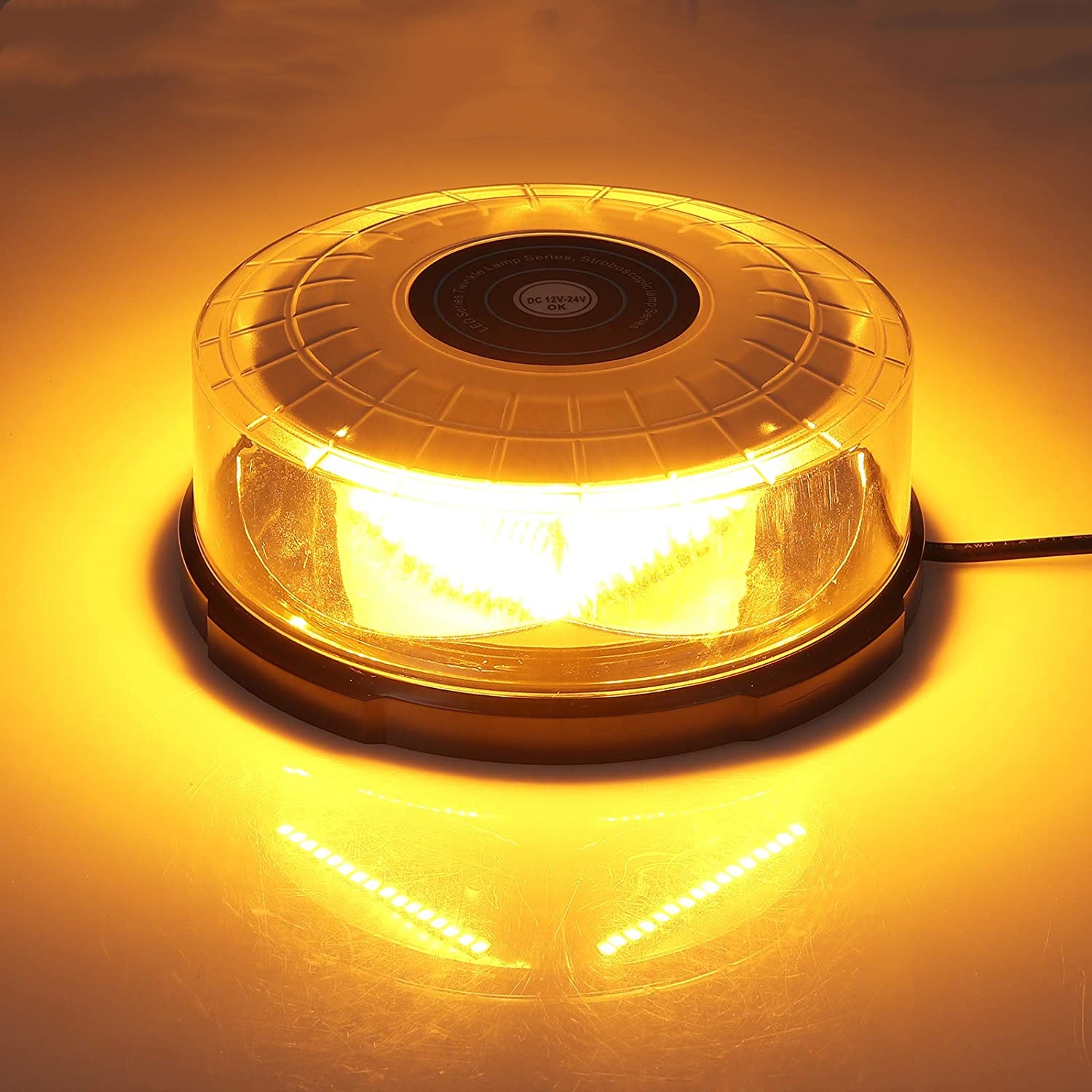 Yellow 24 LED Car Roof Ceiling – Home Security Police recenzja i cena