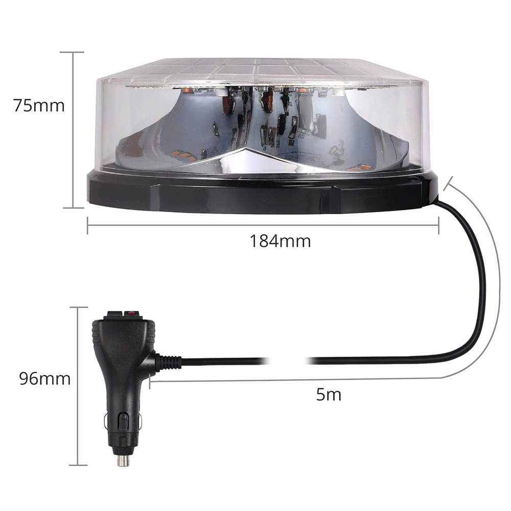 Yellow 24 LED Car Roof Ceiling – Home Security Police recenzja i cena