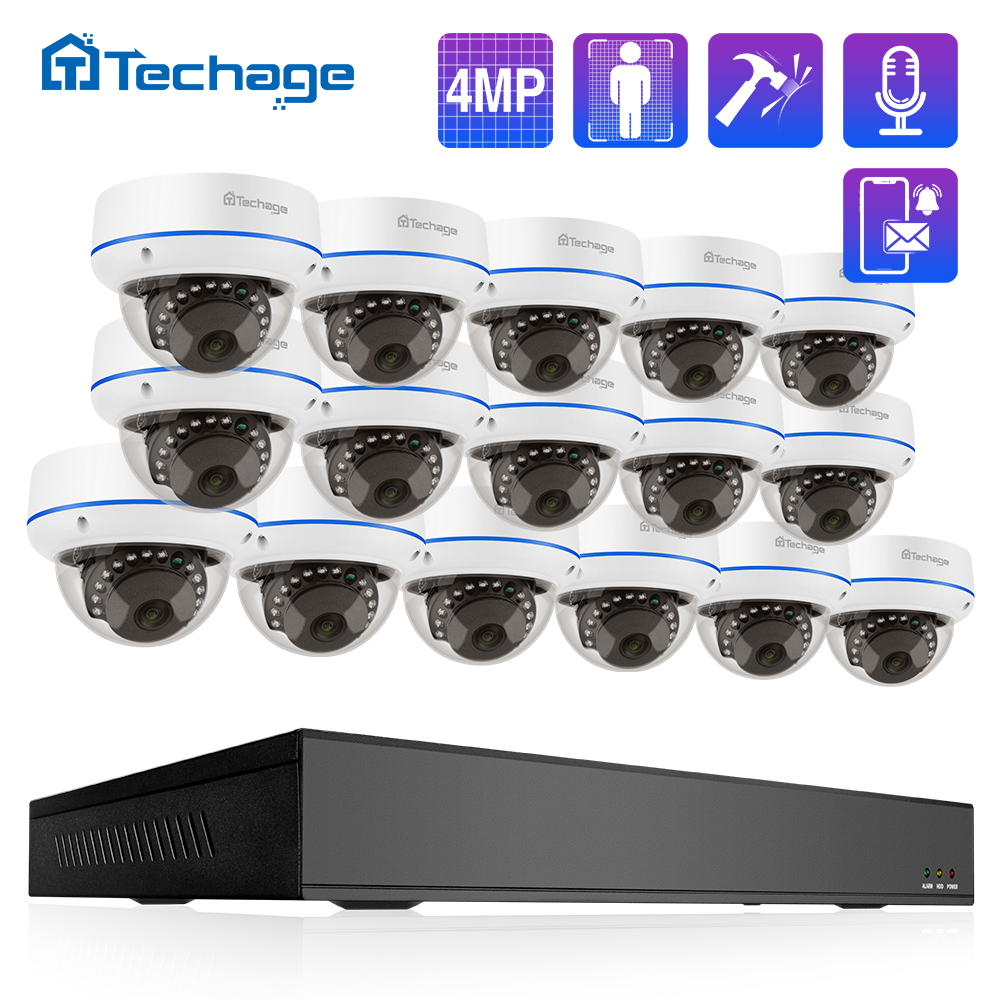 Techage HD 4MP 16CH POE Survei – Home Security Video Systems recenzja i cena