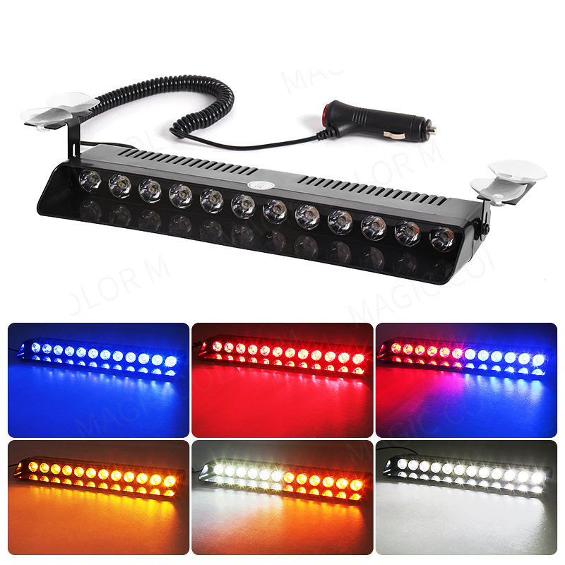12 LED Car Strobe Light Flash  – Home Security Police recenzja i cena