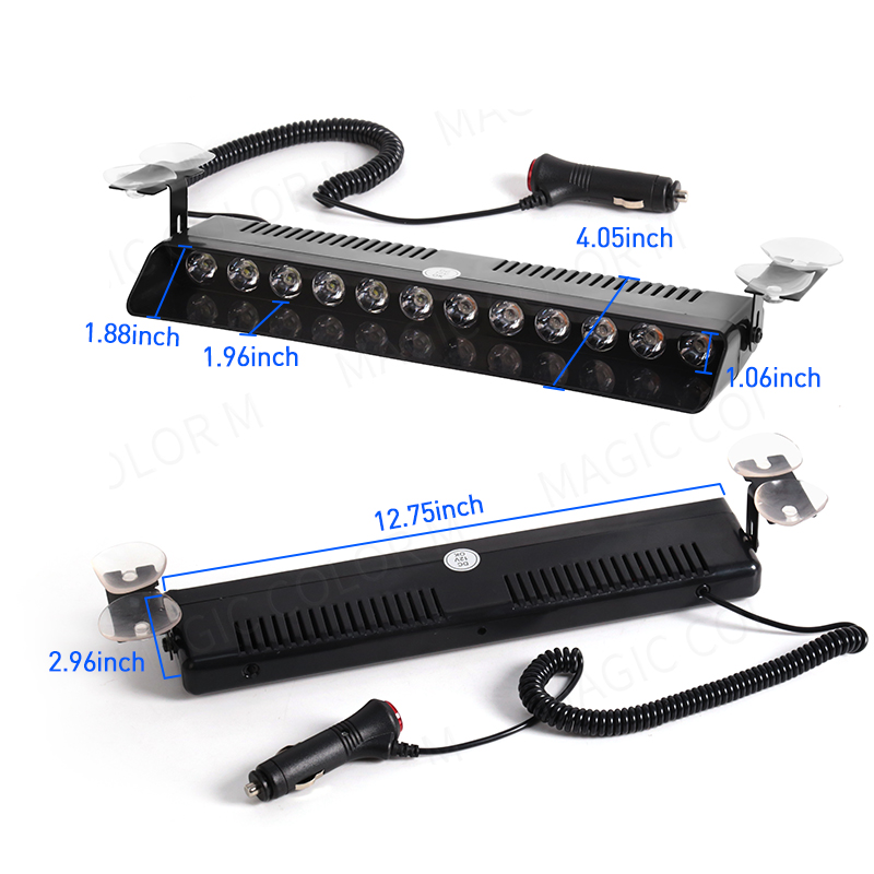 12 LED Car Strobe Light Flash  – Home Security Police recenzja i cena