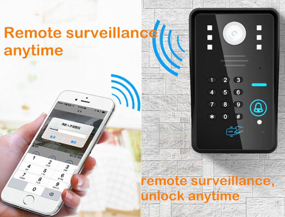 IP wifi video doorbell camera  – Home Security Video Systems recenzja i cena