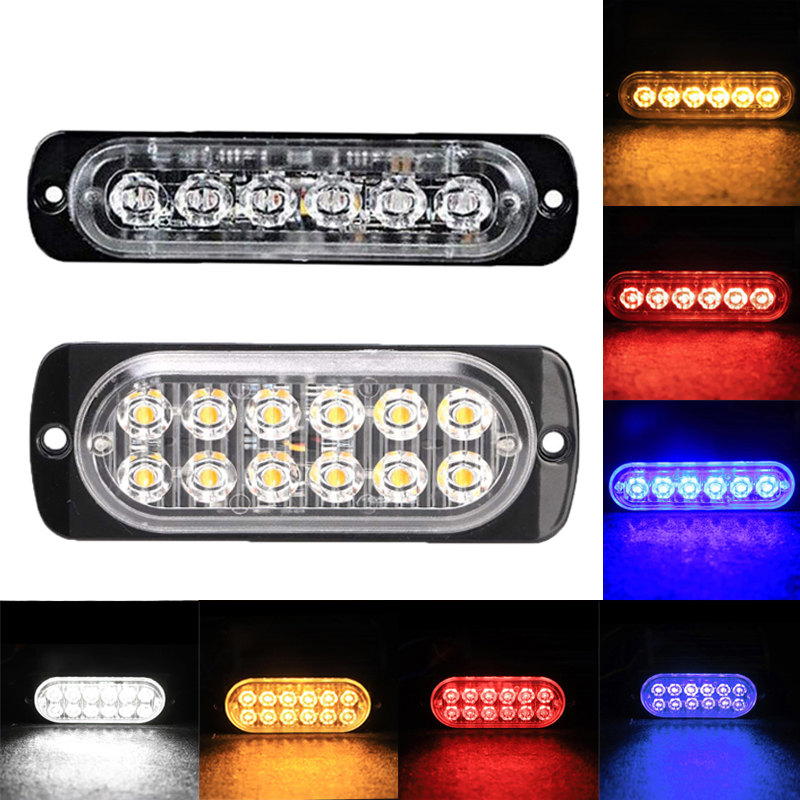 6LED Car Warning Light Grill E – Home Security Police recenzja i cena