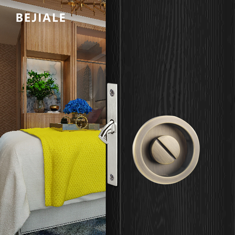 Round Black Sliding Door Slidi – Home Security Locks recenzja i cena