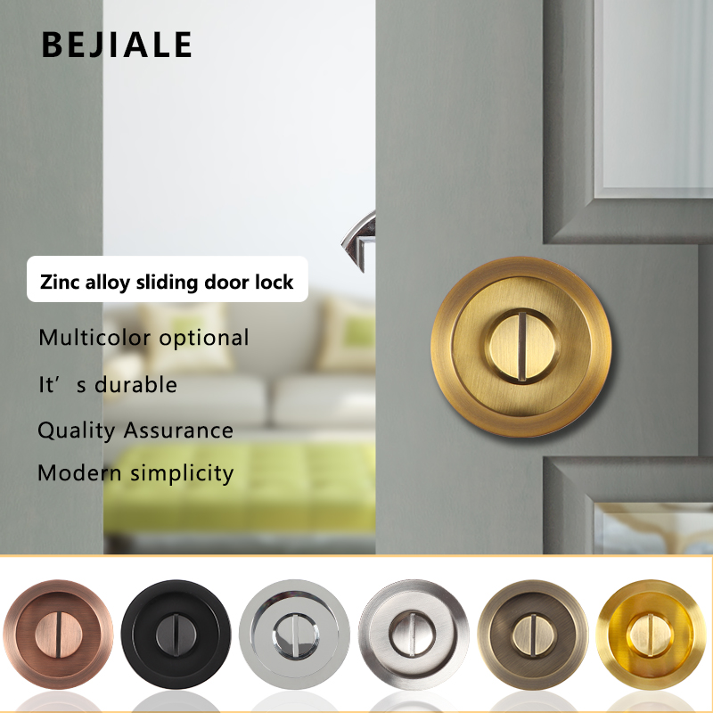 Round Black Sliding Door Slidi – Home Security Locks recenzja i cena