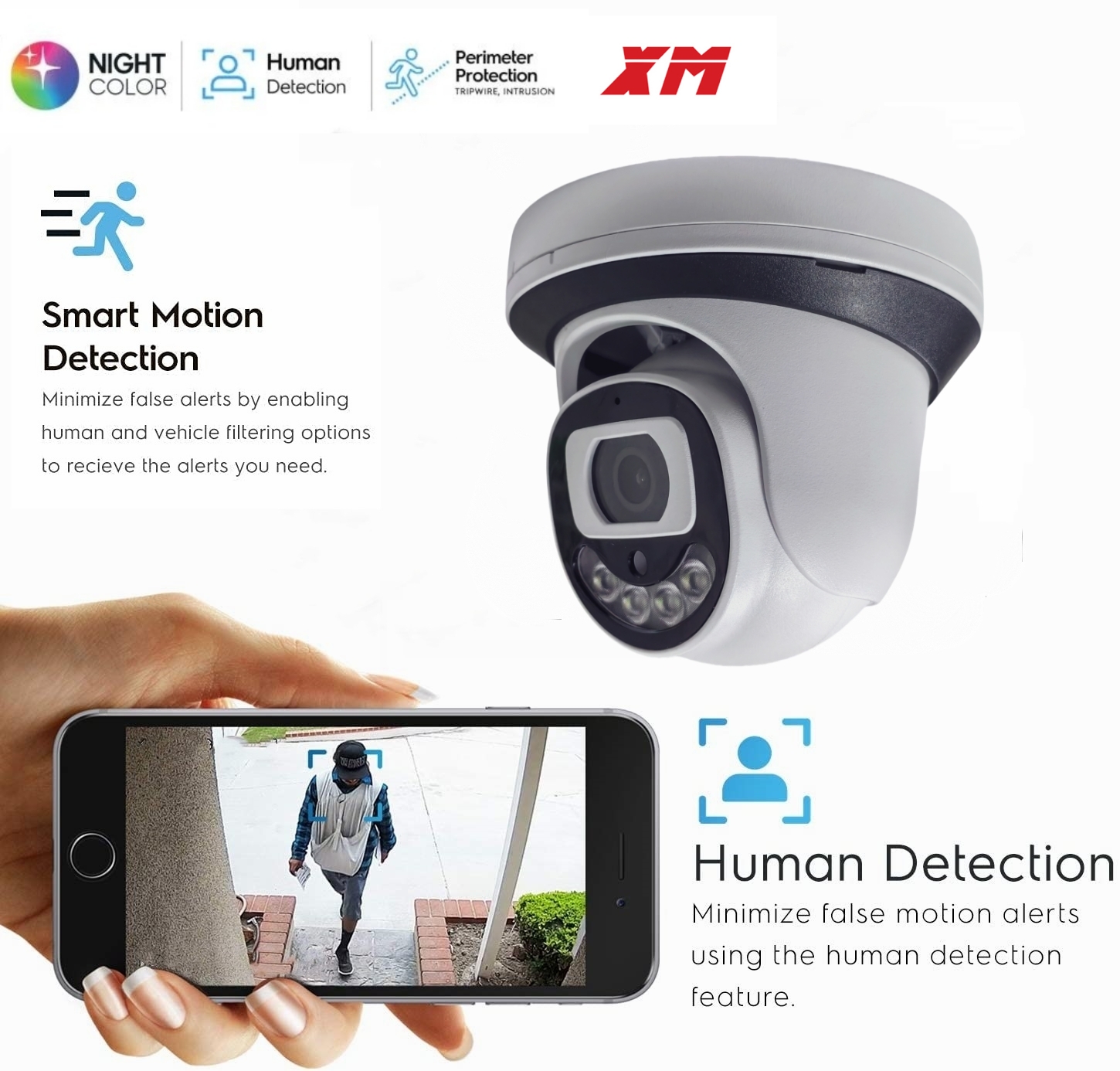 4MP WiFi Security Camera dome  – Home Security Video Systems recenzja i cena