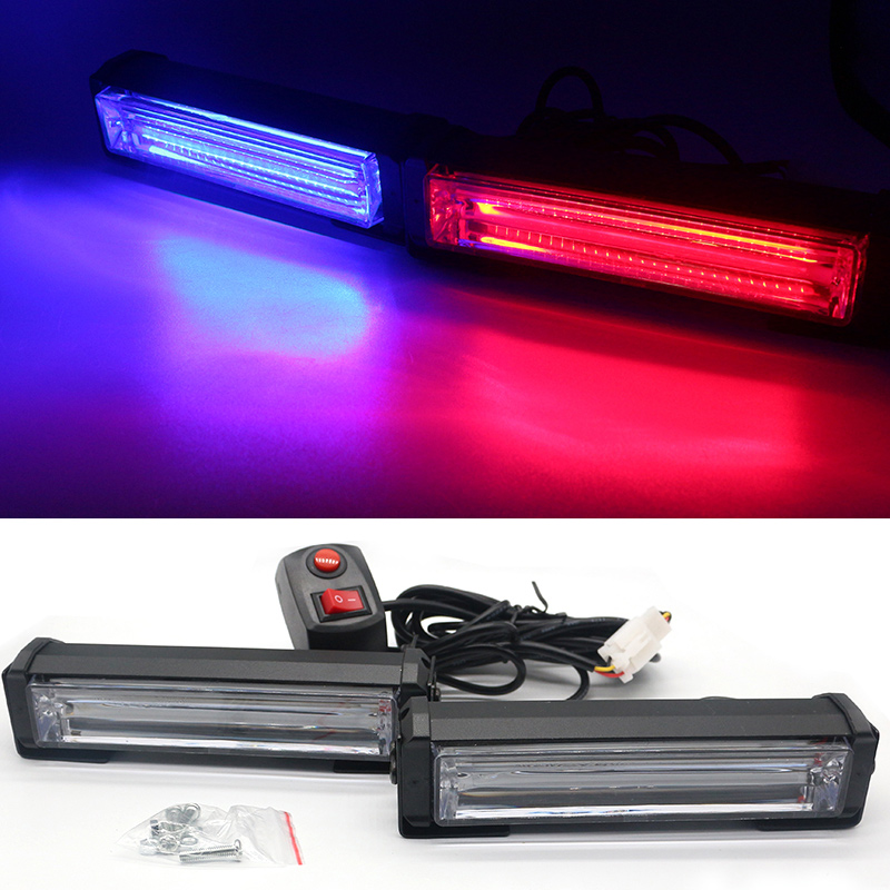 2Pcs COB Strobe Light Car Emer – Home Security Police recenzja i cena