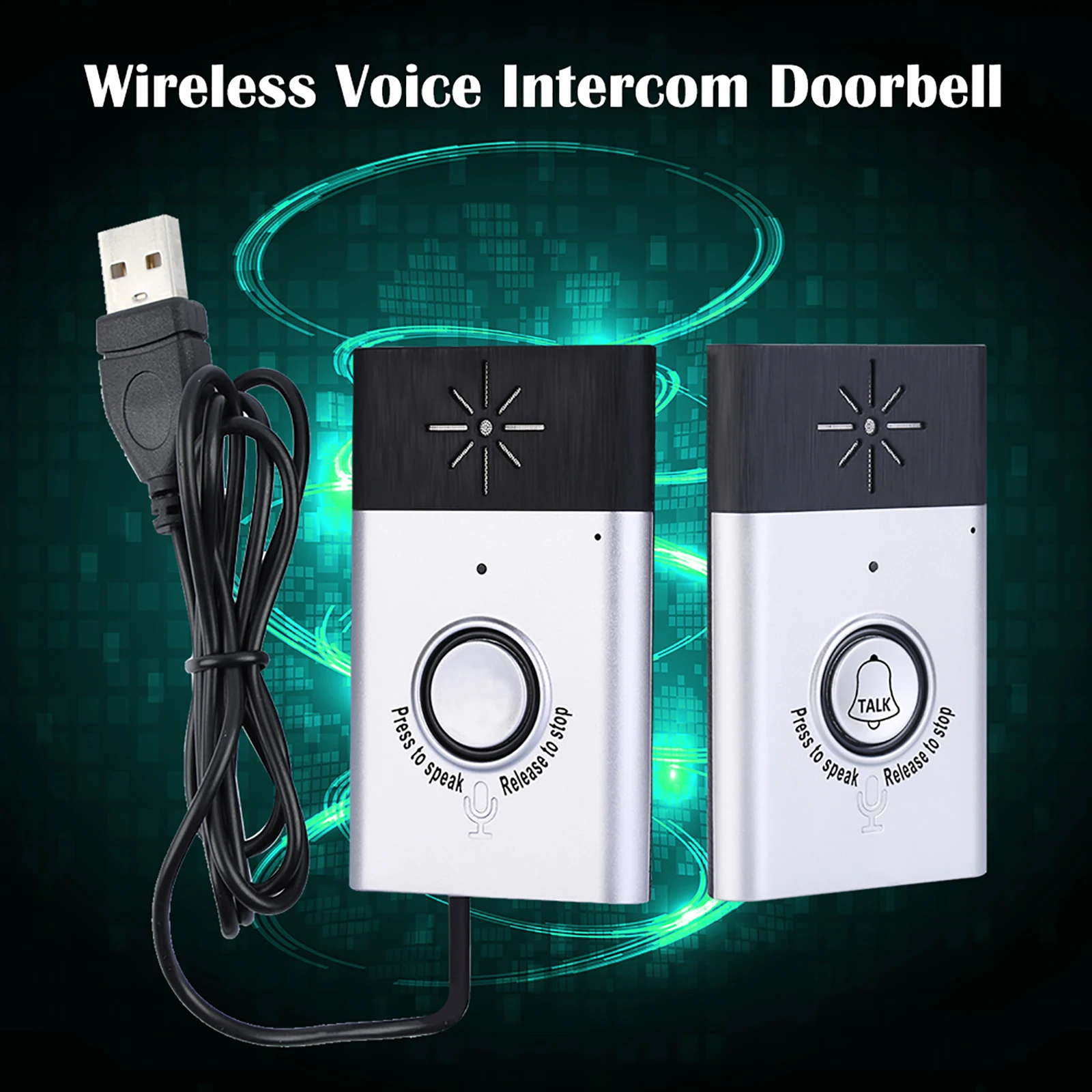 Wireless Voice Intercom Doorbe – Home Security Units recenzja i cena
