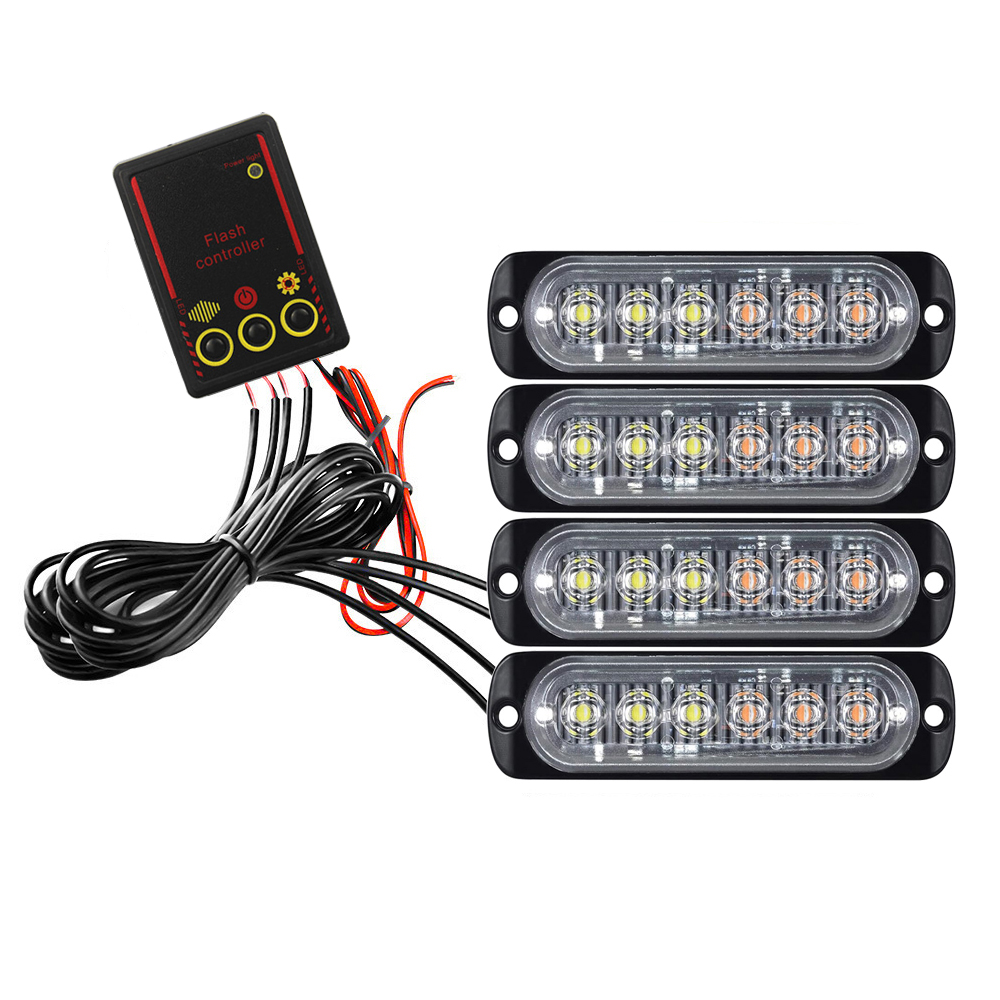 Car Front Grille Lighting 12V  – Home Security Police recenzja i cena