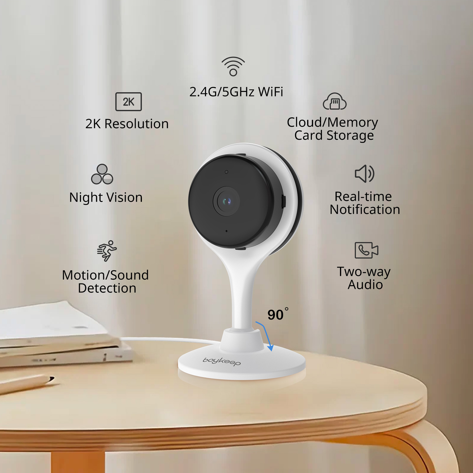 BoyKeep Surveillance Camera 3M – Home Security Video Systems recenzja i cena