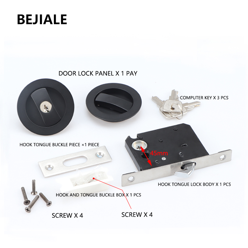 Black Sliding Door Sliding Doo – Home Security Locks recenzja i cena