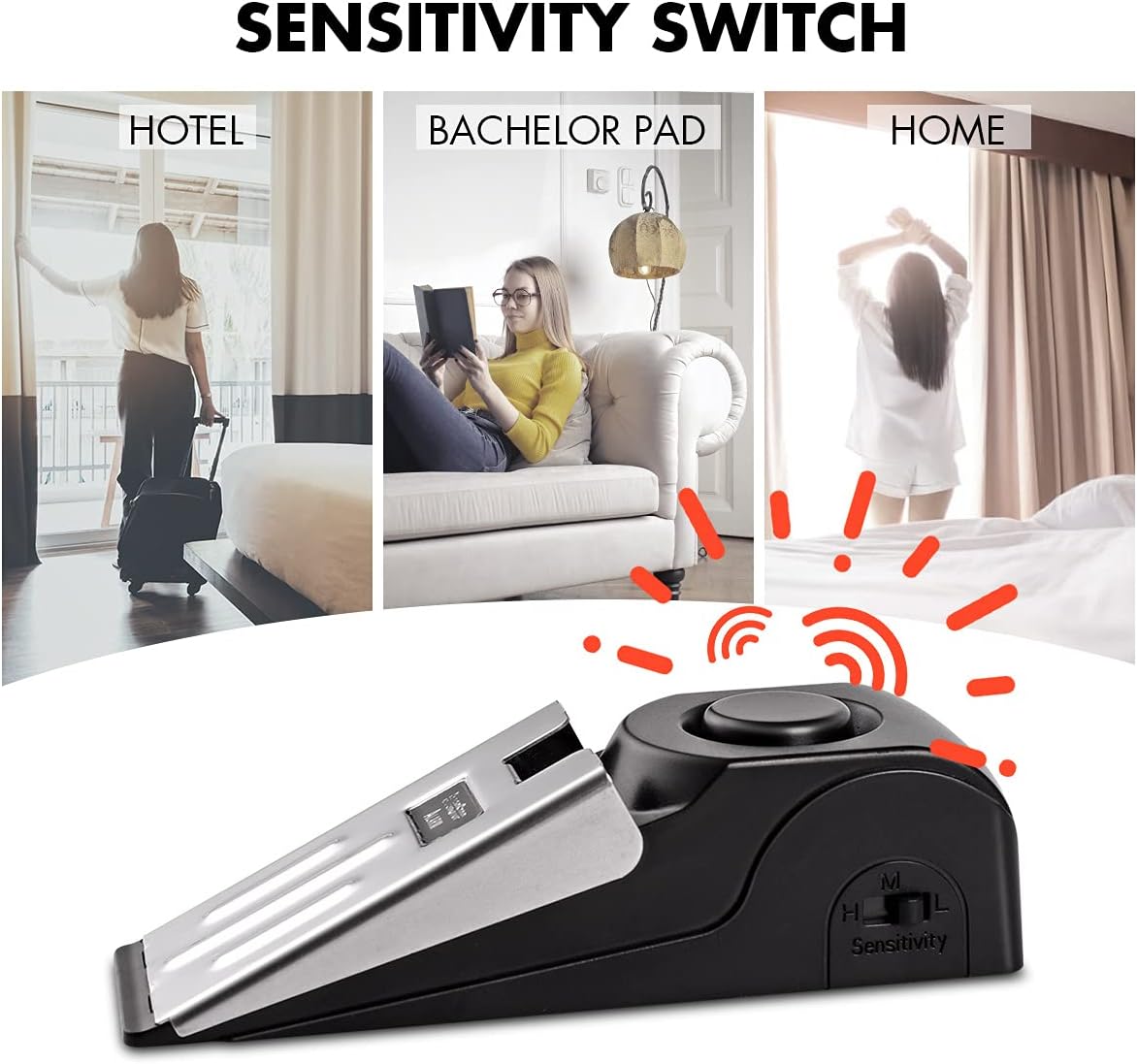 1/2Pcs Portable Travel 120 DB  – Home Security Front Door recenzja i cena