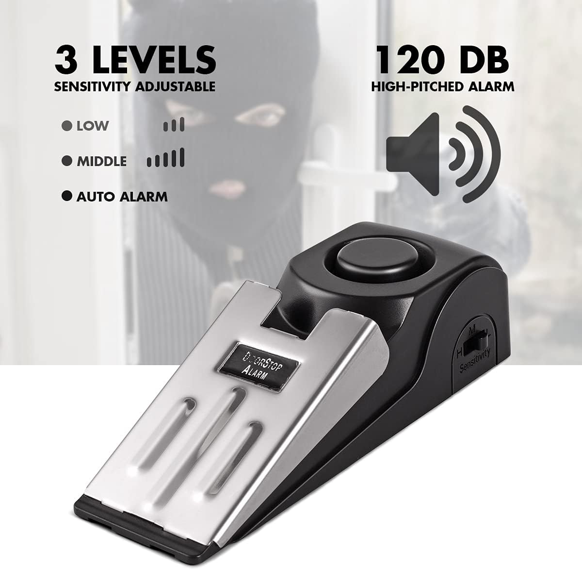 1/2Pcs Portable Travel 120 DB  – Home Security Front Door recenzja i cena