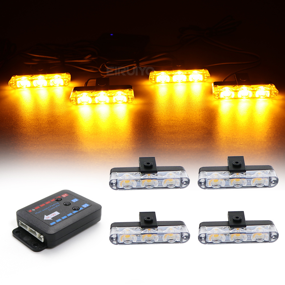 4x 3 LED Grill Car LED Strobe  – Home Security Police recenzja i cena