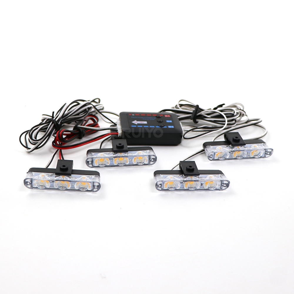 4x 3 LED Grill Car LED Strobe  – Home Security Police recenzja i cena